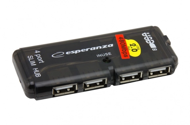 Kompaktný USB Hub s 4 Portmi