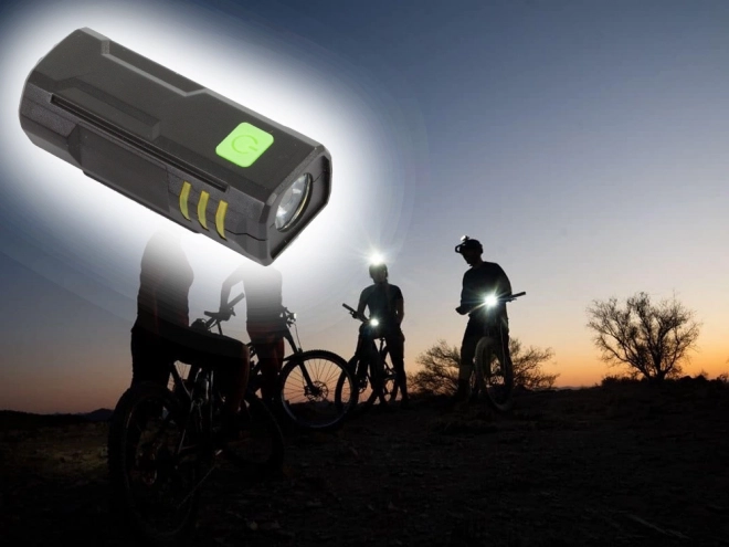 Sada predného a zadného LED svetla na bicykel s USB nabíjaním