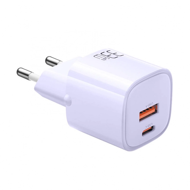 Nabíjačka GaN 33W Mcdodo USB-C, USB-A (fialová)