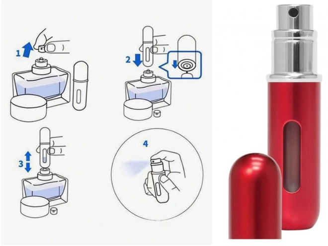 Cestovný parfumový rozprašovač 5ml