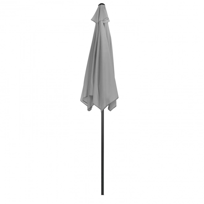 Skladací záhradný balkónový dáždnik 210 cm sivý