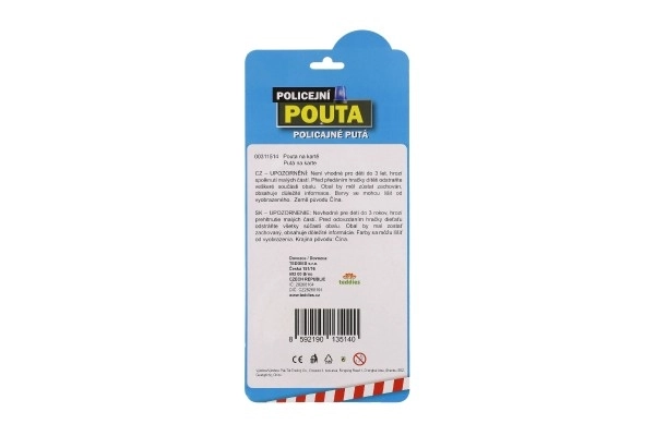 Detské kovové policajné putá