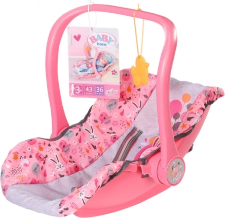 komfortná autosedačka a nosič pre bábiky BABY born
