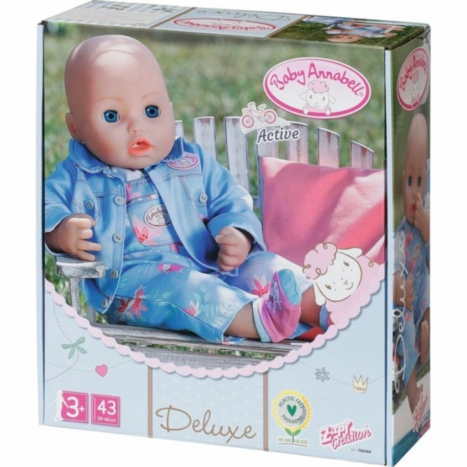 Oblečenie dżinsové deluxe pre Baby Annabell