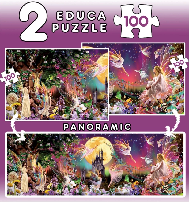 Educa Puzzle Panorama Pohádkové Víly