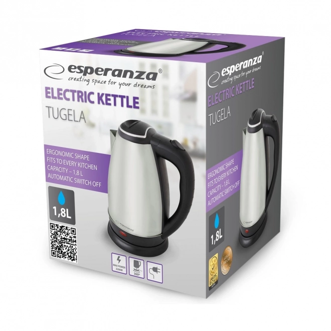 Elektrická kanvica Tugela 1.8L Inox