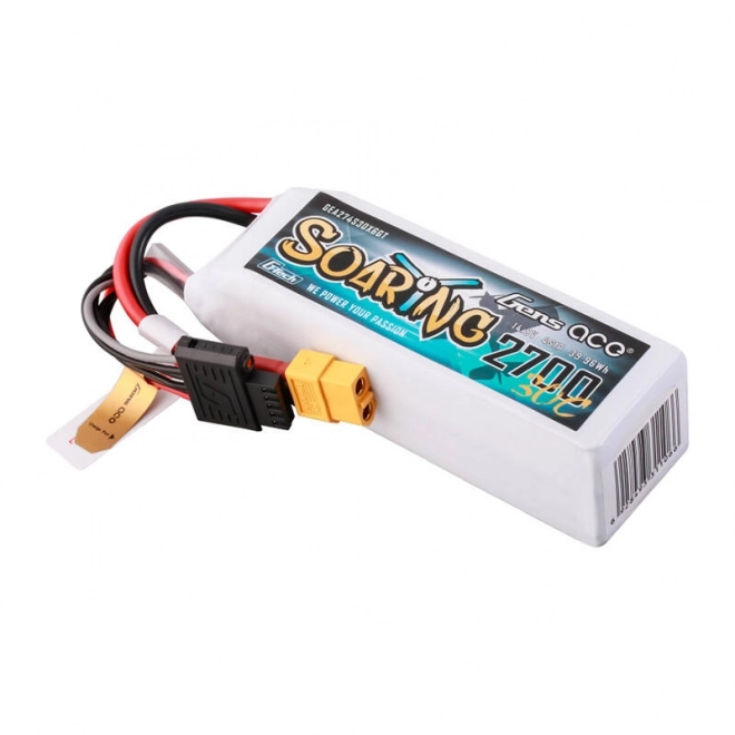 Gens Ace Soaring 2700mAh 14.8V 30C LiPo XT60