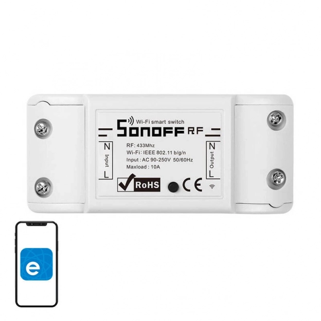Inteligentný Wi-Fi RF spínač Sonoff