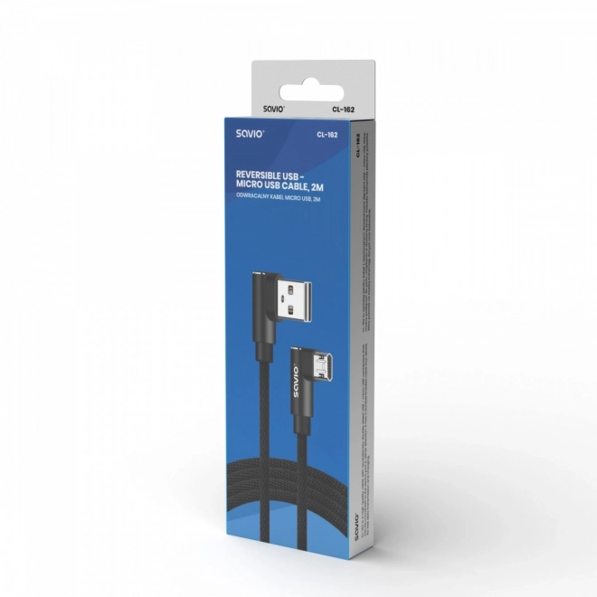 Kábel s obojstranným konektorom USB Micro USB - USB A 1m
