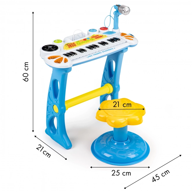Detský elektronický klavír s mikrofónom a mp3