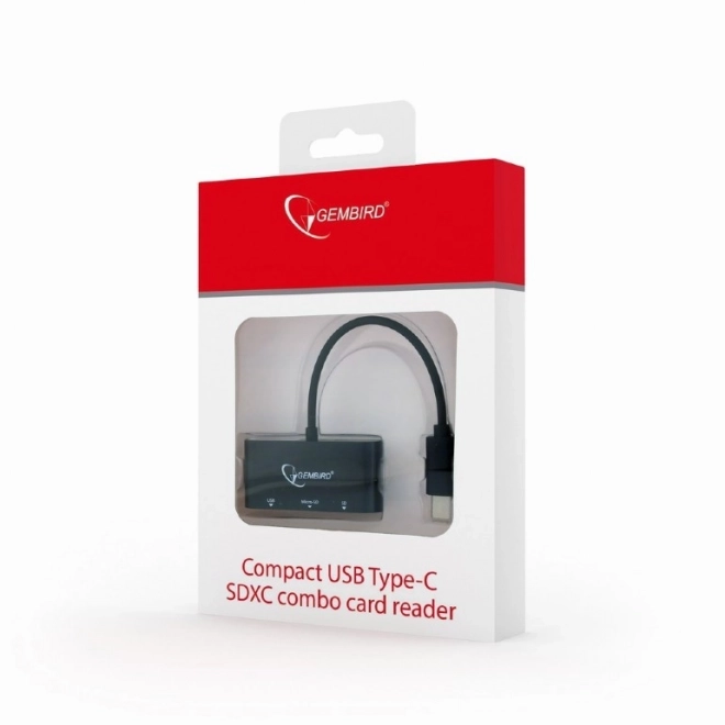 Čítačka kariet USB-C SDXC combo čierna