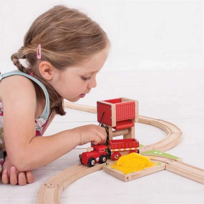 Bigjigs Rail Veža s pieskom