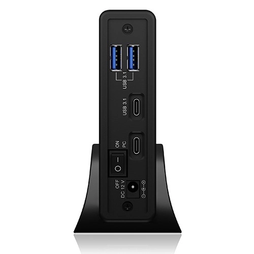 Obal na pevný disk s USB-C HUB ICY BOX