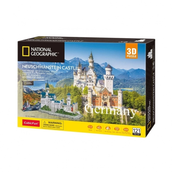 Puzzle 3D Zámok Neuschwanstein - National Geographic