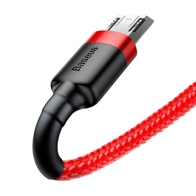 Kábel Baseus Cafule Micro USB 2,4A 1m Červený