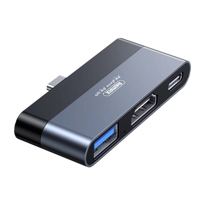 Dokovacia stanica Remax USB HDMI USB-C čierna