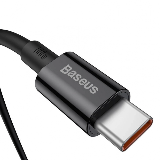 Kábel Baseus Super-Rýchle Nabíjanie USB-C na USB-C, 100W, 2m, Čierny