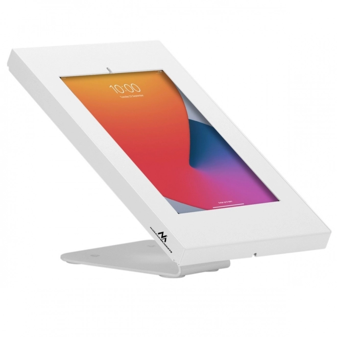 Nástenný a stolný držiak na tablet s uzamykaním 9,7-11 palcov biely