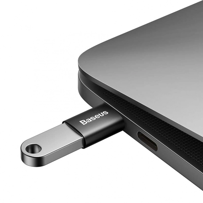 Baseus inteligentný adaptér USB-C na USB-A OTG čierny