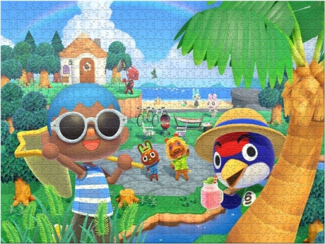 Farebný motív z Animal Crossing