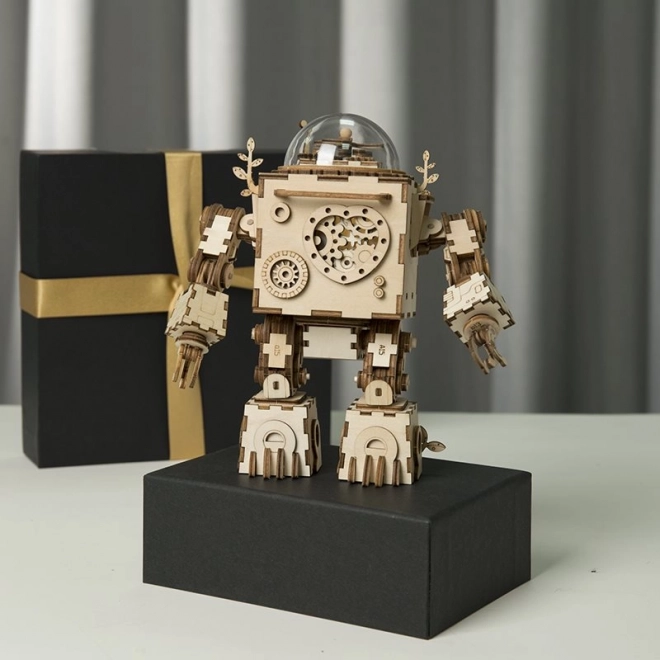 Rokr Svietiaci 3D drevené puzzle Robot Orfeus