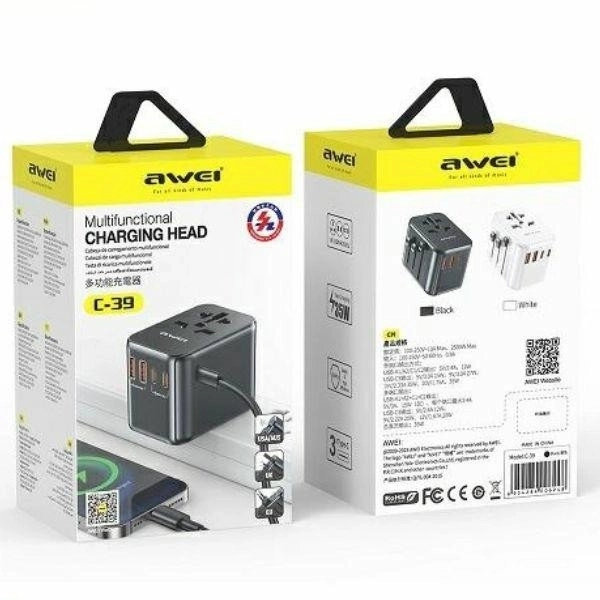 Cestovná nabíjačka 4v1 GaN 35W