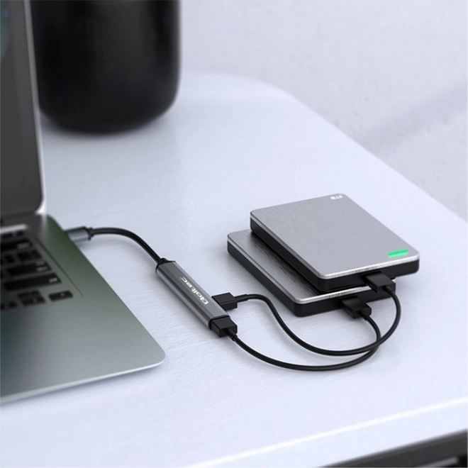 USB hub 4v1 Qoltec