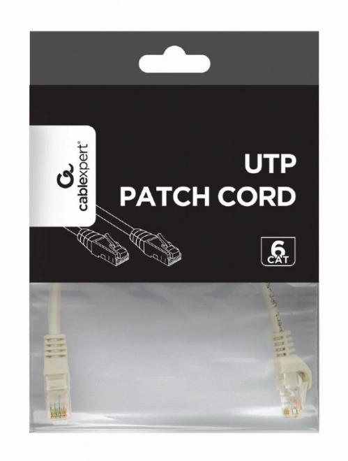Patch kábel UTP kat.6 2m sivý