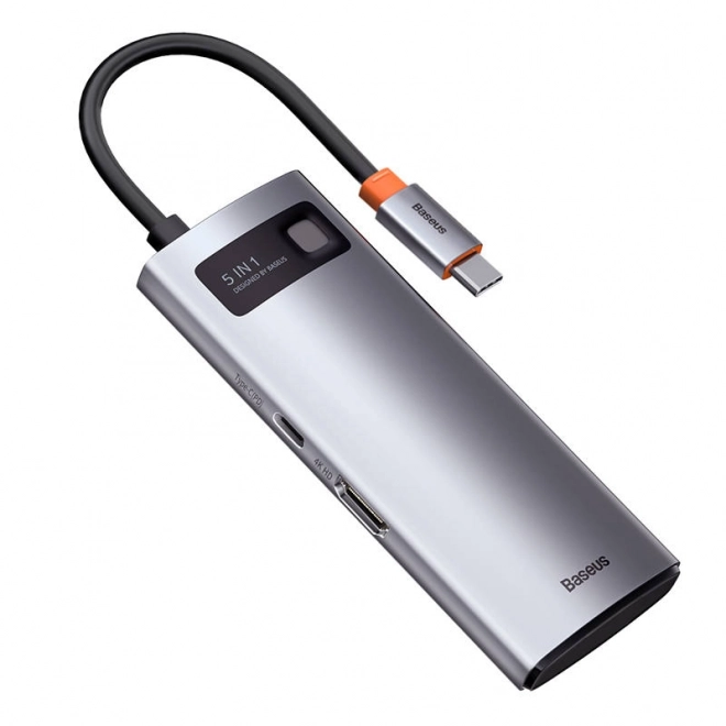 Adaptér 5v1 Baseus USB-C na HDMI, USB 3.0 a PD