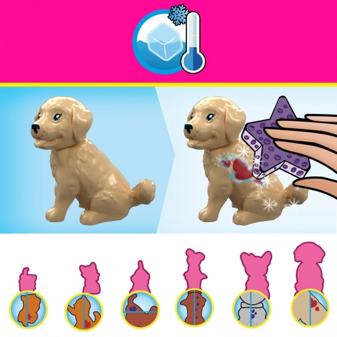 Mega Construx Barbie Color Reveal Trénuj a pečuj o mazlíčky