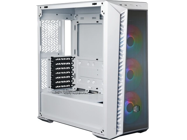 Počítačová skrinka s oknom ARGB Biely od Cooler Master
