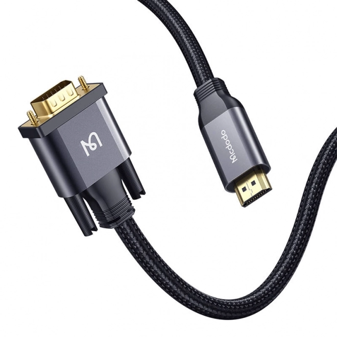 Adaptér HDMI na VGA Mcdodo 2m čierny