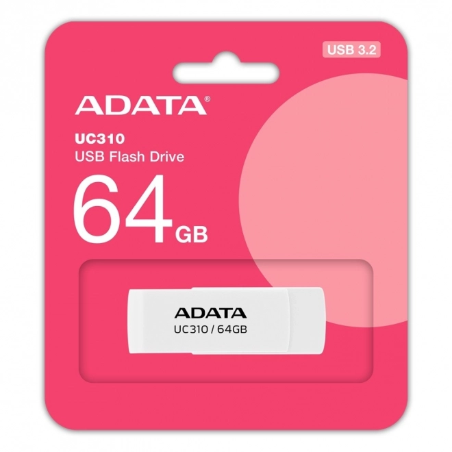 Pendrive bez krytky 64GB USB3.2 biely