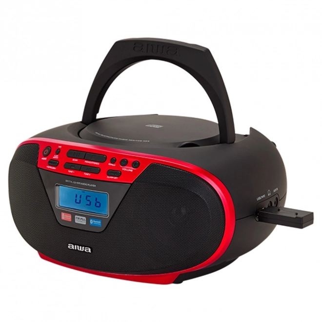 Prenosný boombox s Bluetooth a CD prehrávačom