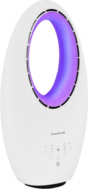 Stojanový ventilátor bez lopatiek s LED osvetlením 60W