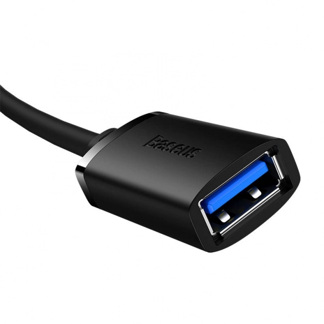 Predlžovací kábel USB 3.0 Baseus AirJoy, čierny, 1 m