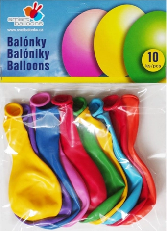 Pastelové nafukovacie balóniky 26 cm – 10 kusov
