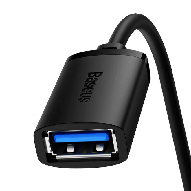 Predlžovací kábel USB 3.0 Baseus AirJoy, čierny, 1 m