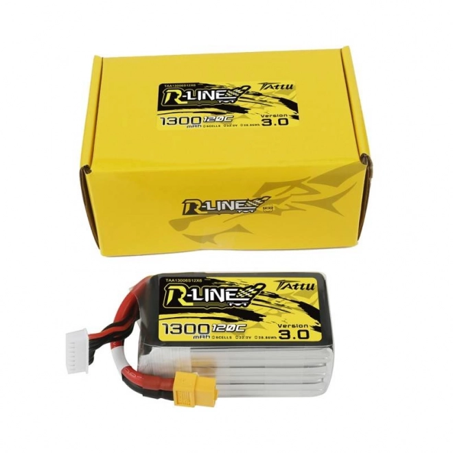 Akumulátor LiPo 1300mAh 22.2V 120C Tattu R-Line