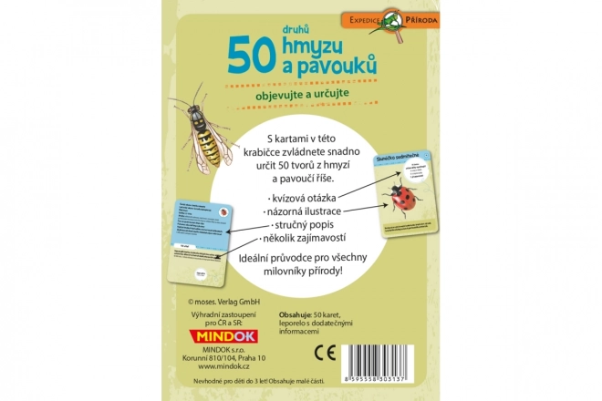 Expedícia príroda: 50 druhov hmyzu a pavúkov