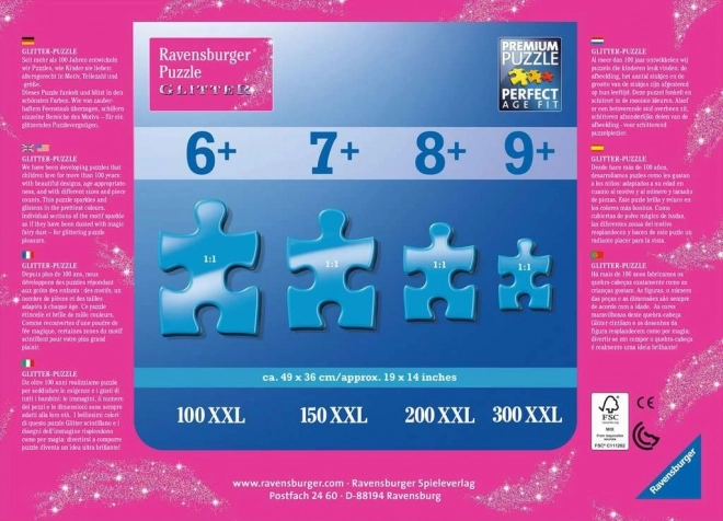 Puzzle XXL 100 ks Ľadové kráľovstvo Ligotavý sneh