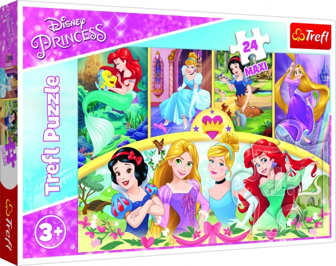 Trefl puzzle Disney princezny maxi 24 dielikov