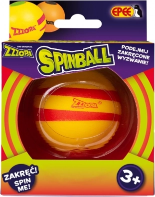 Spinball žonglovacia loptička žltá s červenou