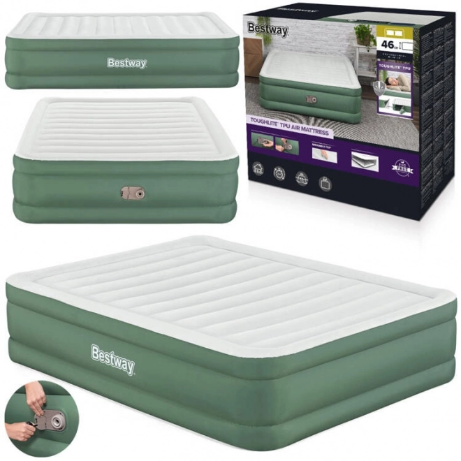 Dvojitý samonafukovací matrac Bestway s pumpou 203x152x46 cm