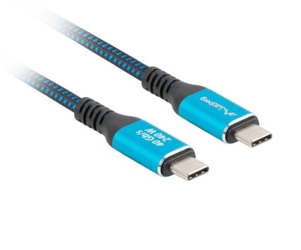 Usb-c kábel Lanberg USB4 s podporou 8K a silného nabíjania