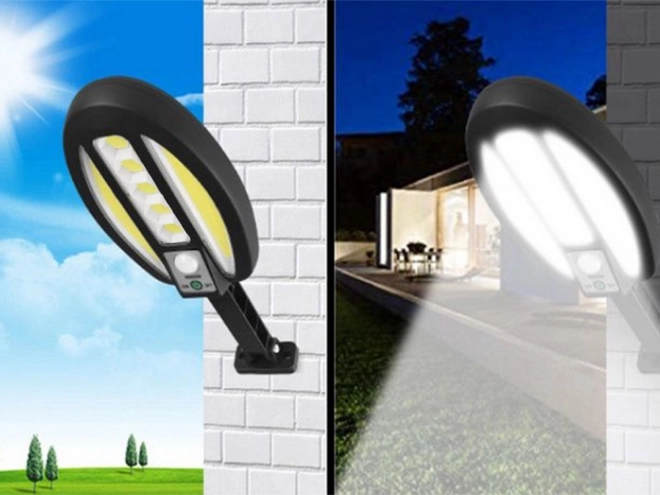 Solárna lampa 95 LED s pohybovým a súmrakovým senzorom