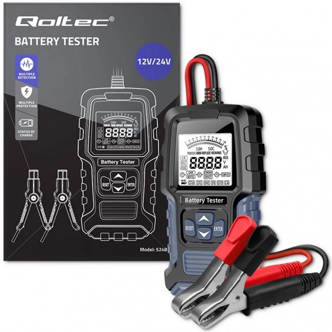Digitálny tester batérií s LCD displejom pre 12V a 24V