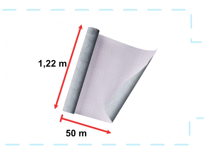 Samolepiaca fólia sivý mramor 1,22x50m