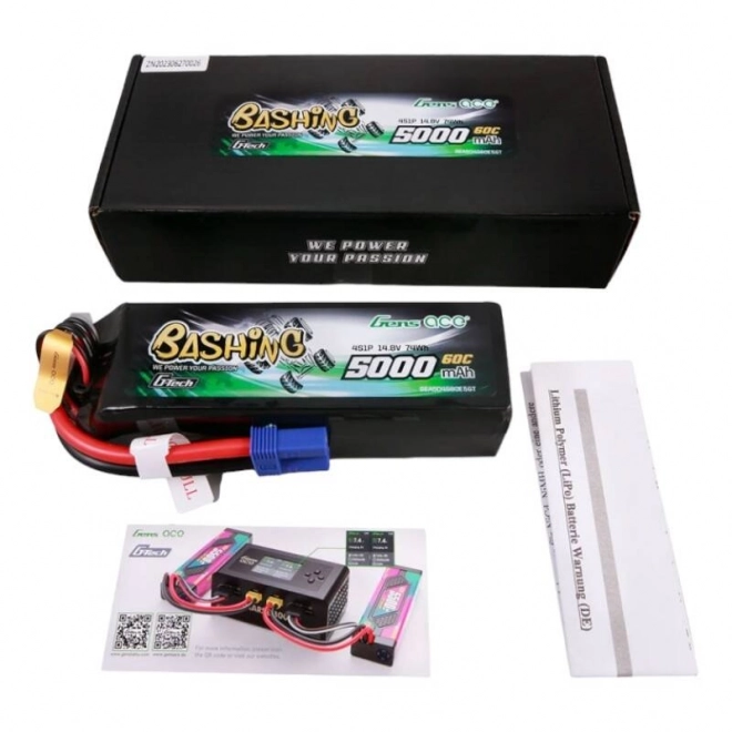 Gens ace Lipo batéria s EC5 konektorom Bashing Series 5000mAh 14.8V 60C