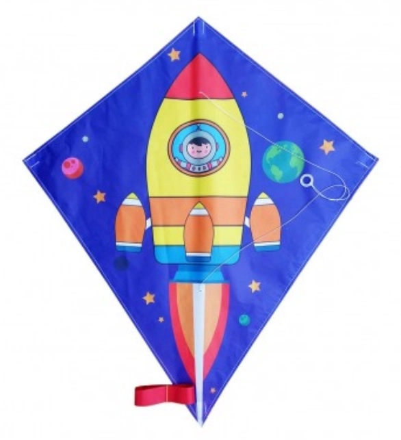 Lietajúci drak Kozmická raketa 70x60 cm